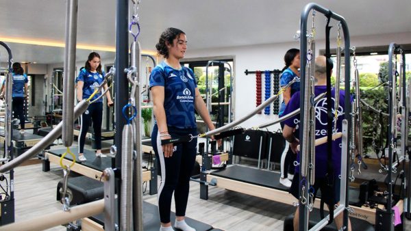 Clase de pilates reformer